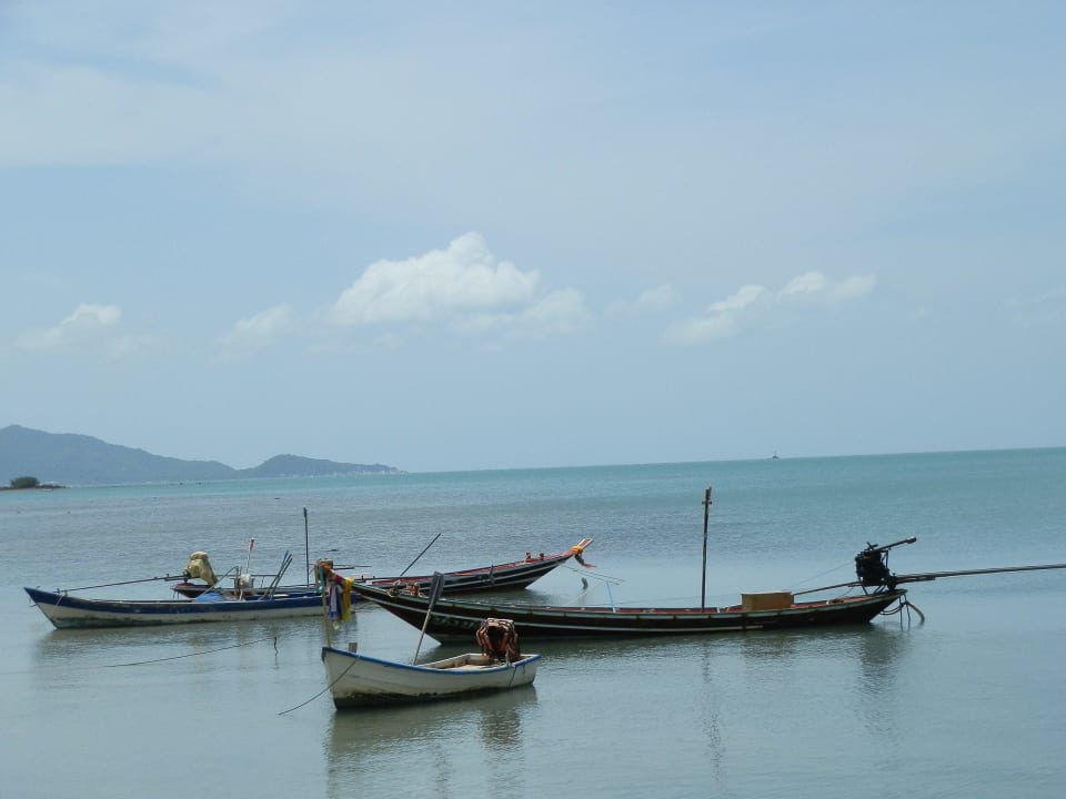 Meerblick vom Strand aus  Zazen Boutique Resort & Spa