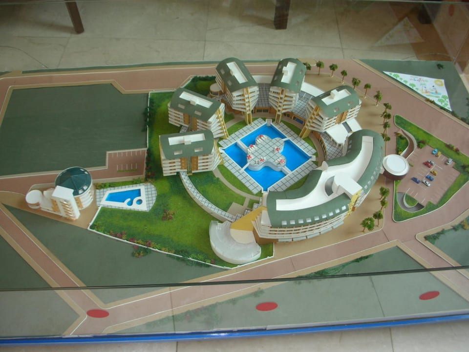 Modell der Hotelanlage Alaiye Resort & Spa