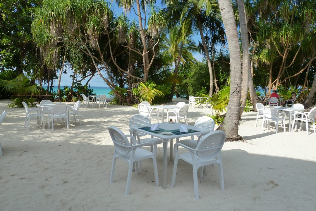 Eisdiele und Pizzeria außen Kuramathi Maldives