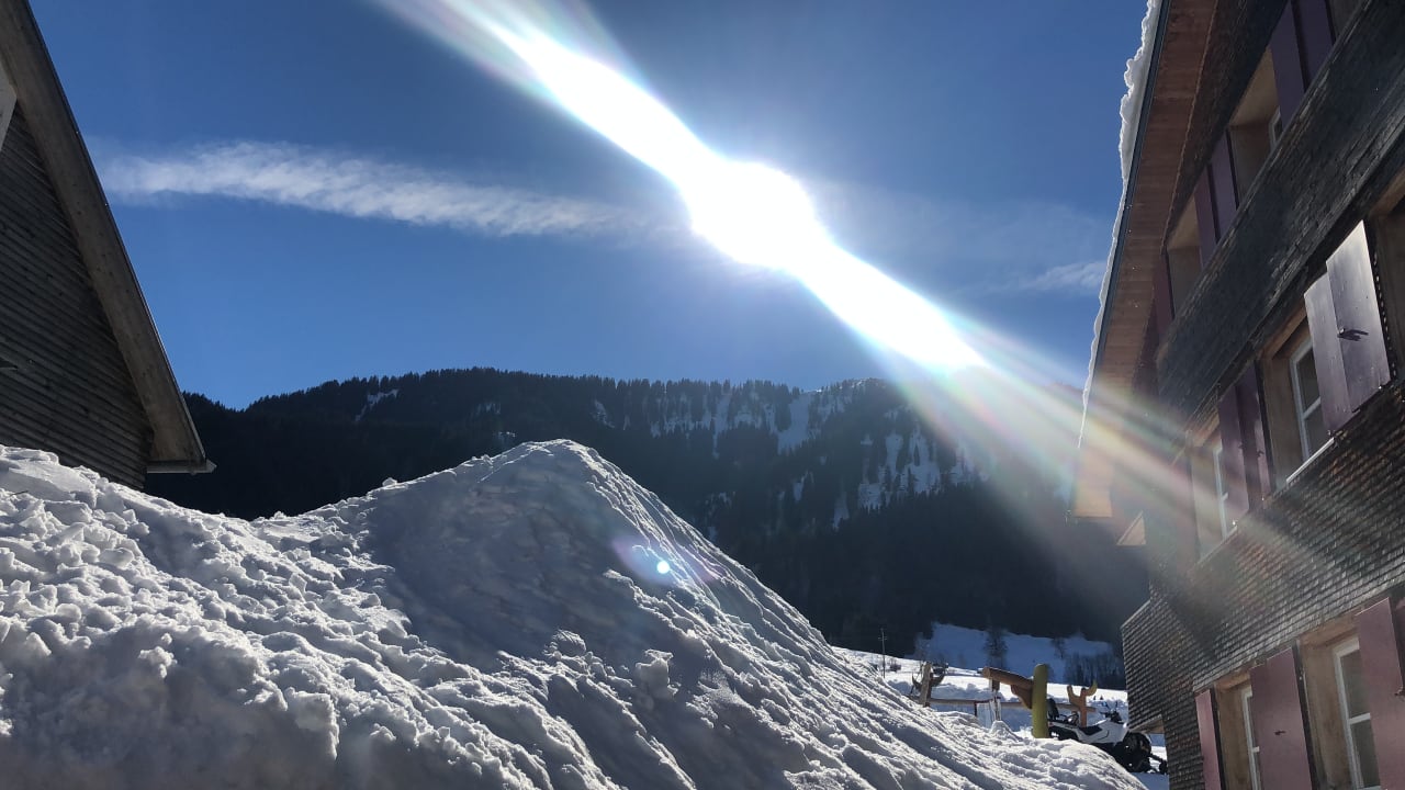 Ausblick Alpen Hotel Post
