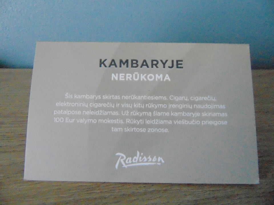 Sonstiges Radisson Hotel Kaunas