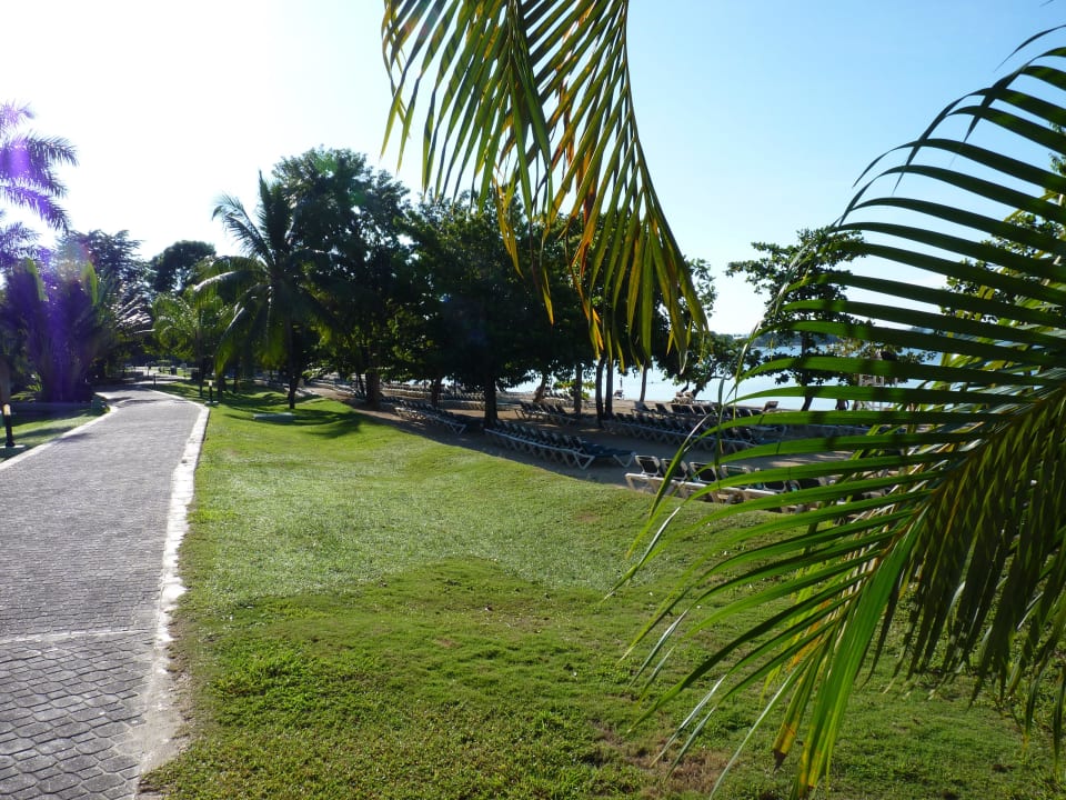 Weg zum Restaurant Hotel Riu Negril