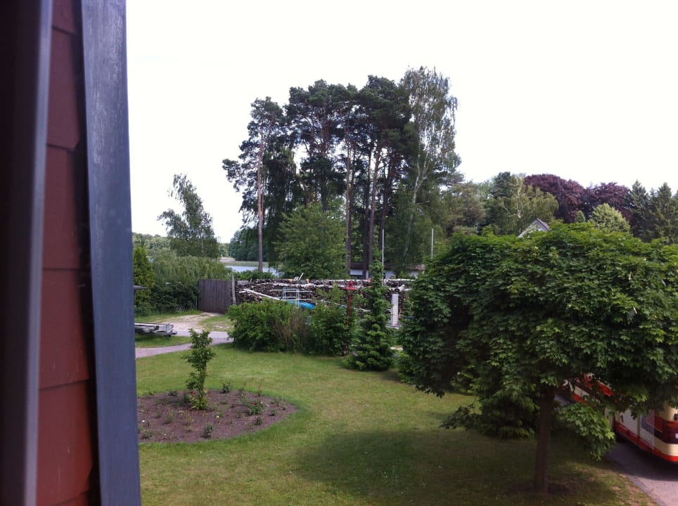 Ausblick zum Innenhof Seehotel Karlslust