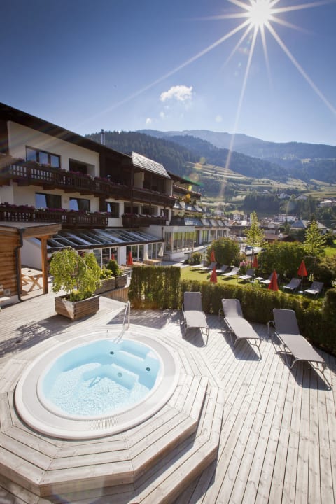 Panorama Außenwhirlpool - Relaxing pur! Hotel Mein Almhof Superior