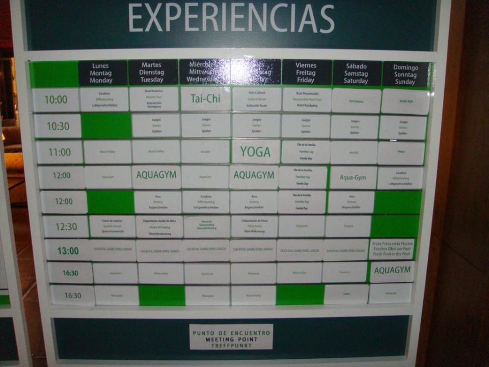 Wochenprogramm Animation Fuerte Conil-Resort