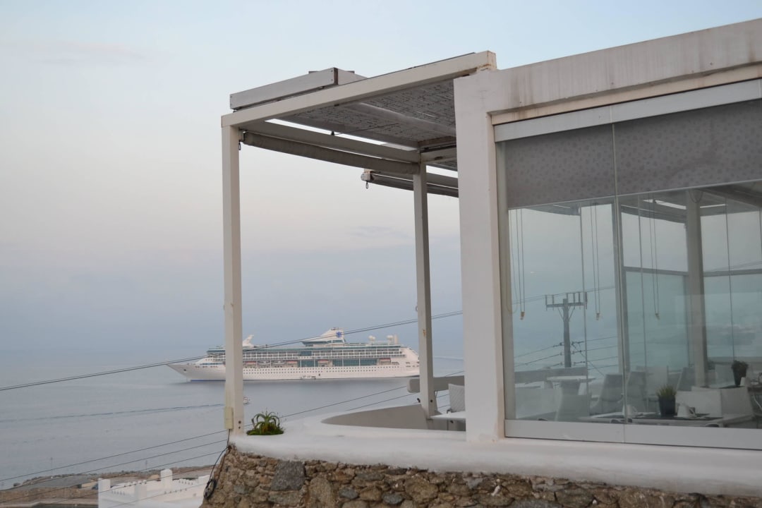 Sicht auf das Restaurant Mykonos View Hotel
