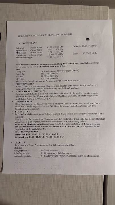 Sonstiges Dream Water World