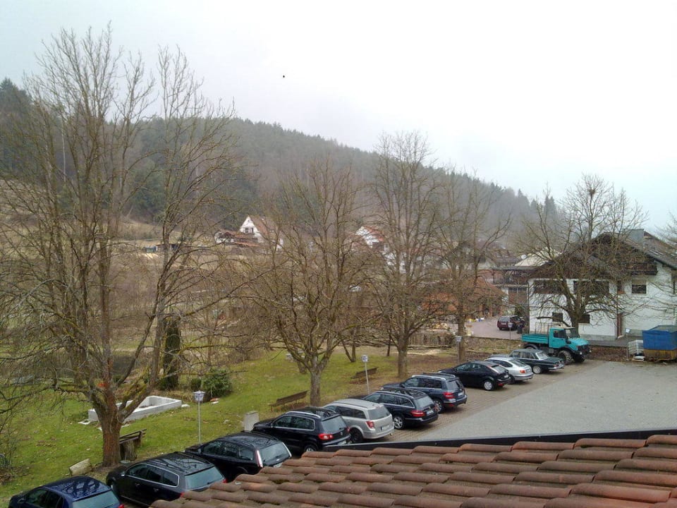 Blick vom Balkon Hotel Zum Engel
