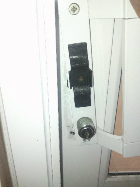 Terrassentürschloß im Bungalow Bungalows Colon