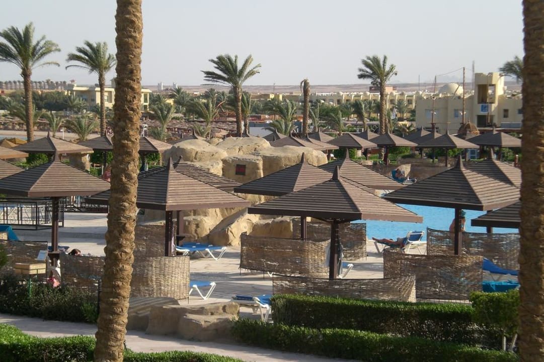 Blick vom Balkon SUNRISE Royal Makadi Resort