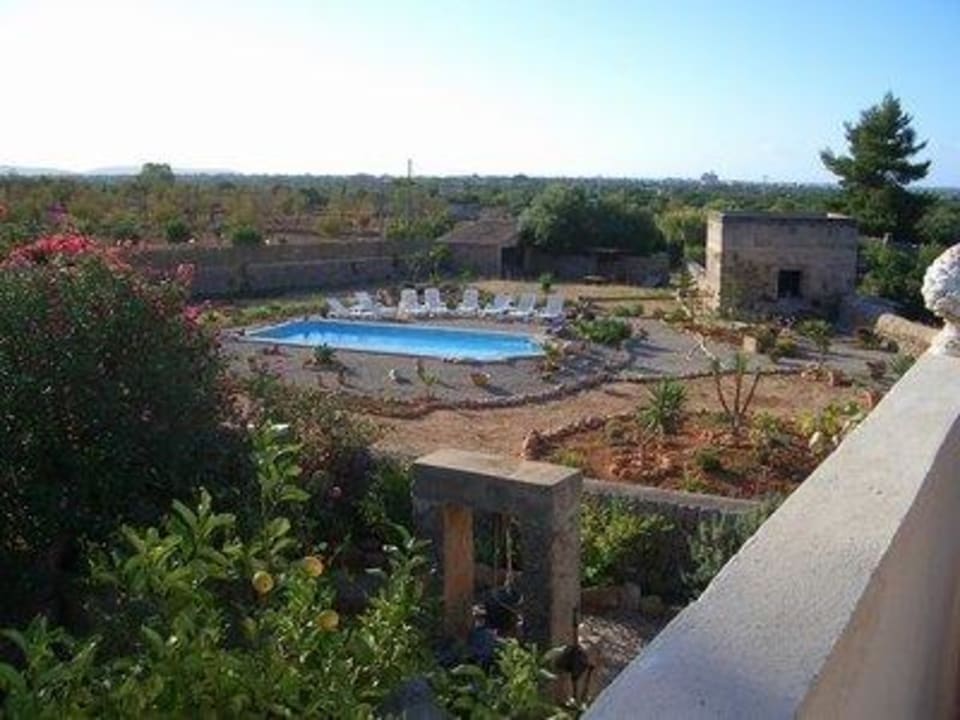Ausblick von der Terrasse Hotel Finca Can Paulino