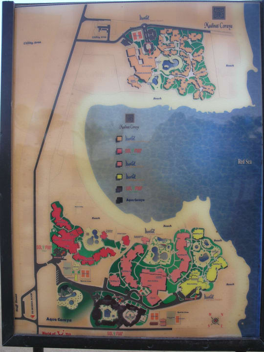 Hotelübersichtsplan Jaz Solaya