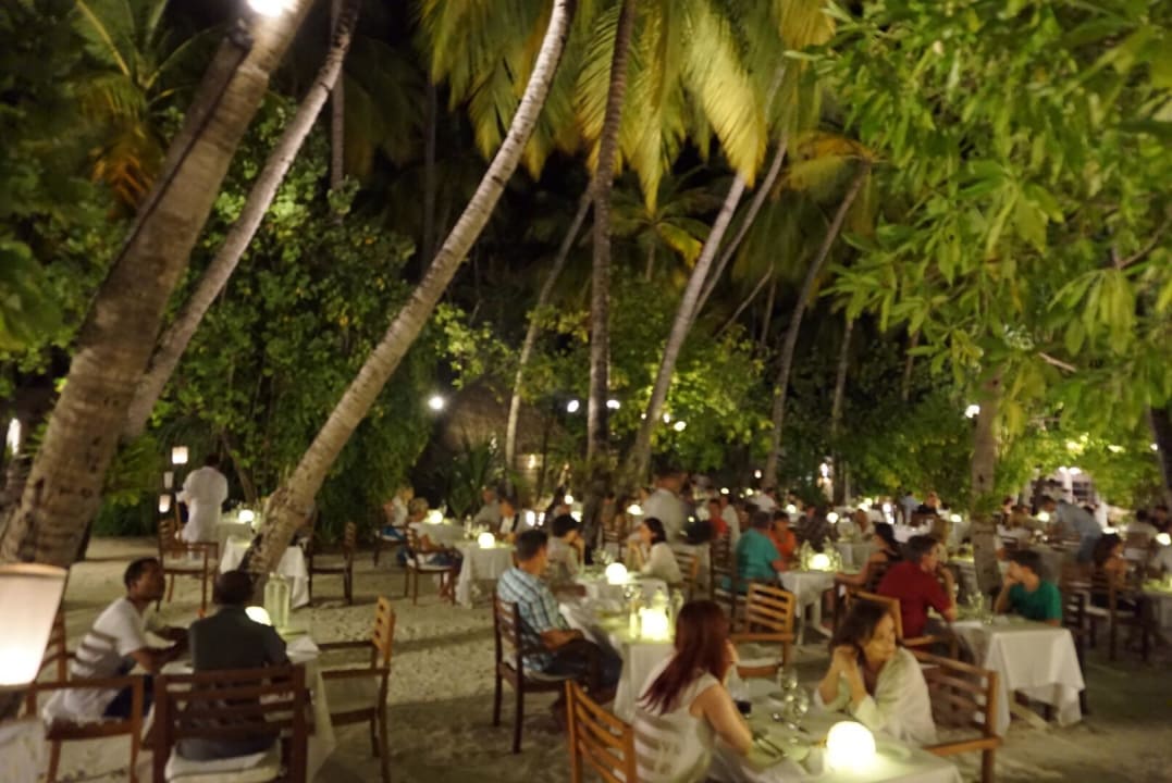 Maledivischer Abend im Inselinneren Diamonds Thudufushi