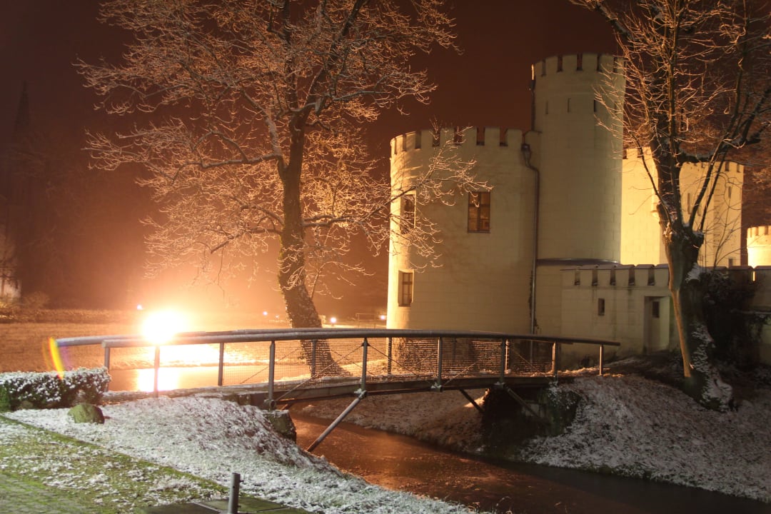 Nachtansicht Hotel Jagdschloss Letzlingen