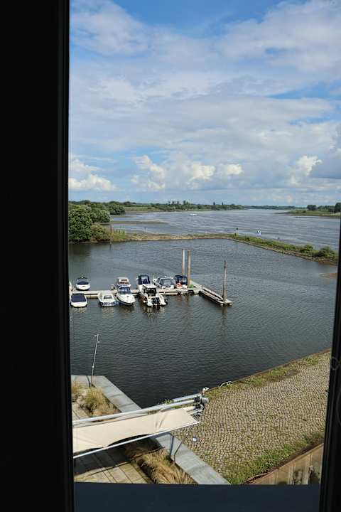 Ausblick Hotel Zollenspieker Fährhaus