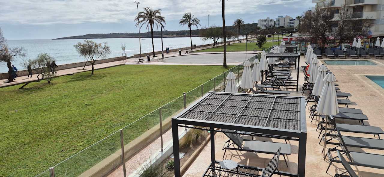 Gartenanlage Hipotels Flamenco