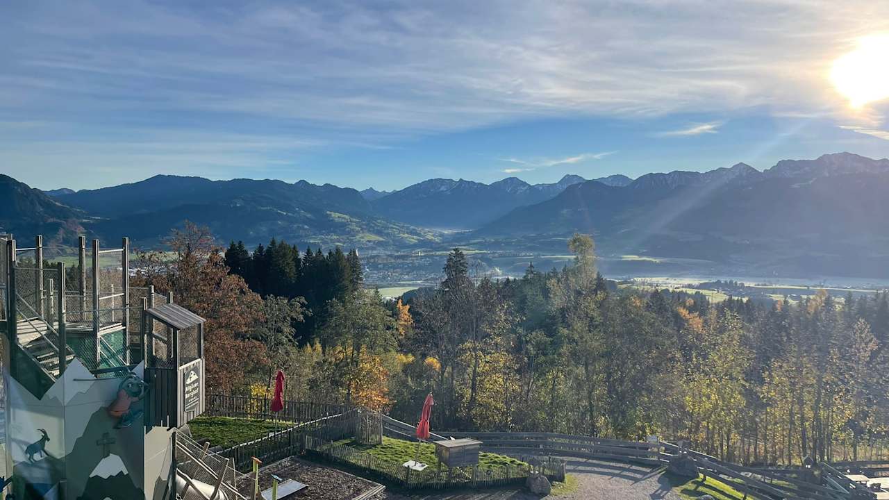 Ausblick Familotel Allgäuer Berghof