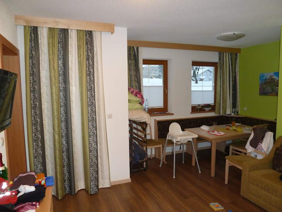 Wohnzimmer/Essbereich Appartement Burgsee Appartements Am Burgsee