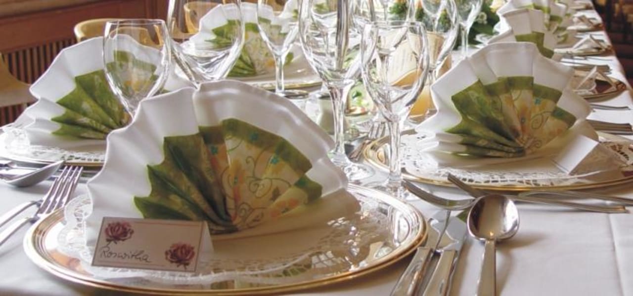 Gedeckter Tisch Hotel Gasthof Adler