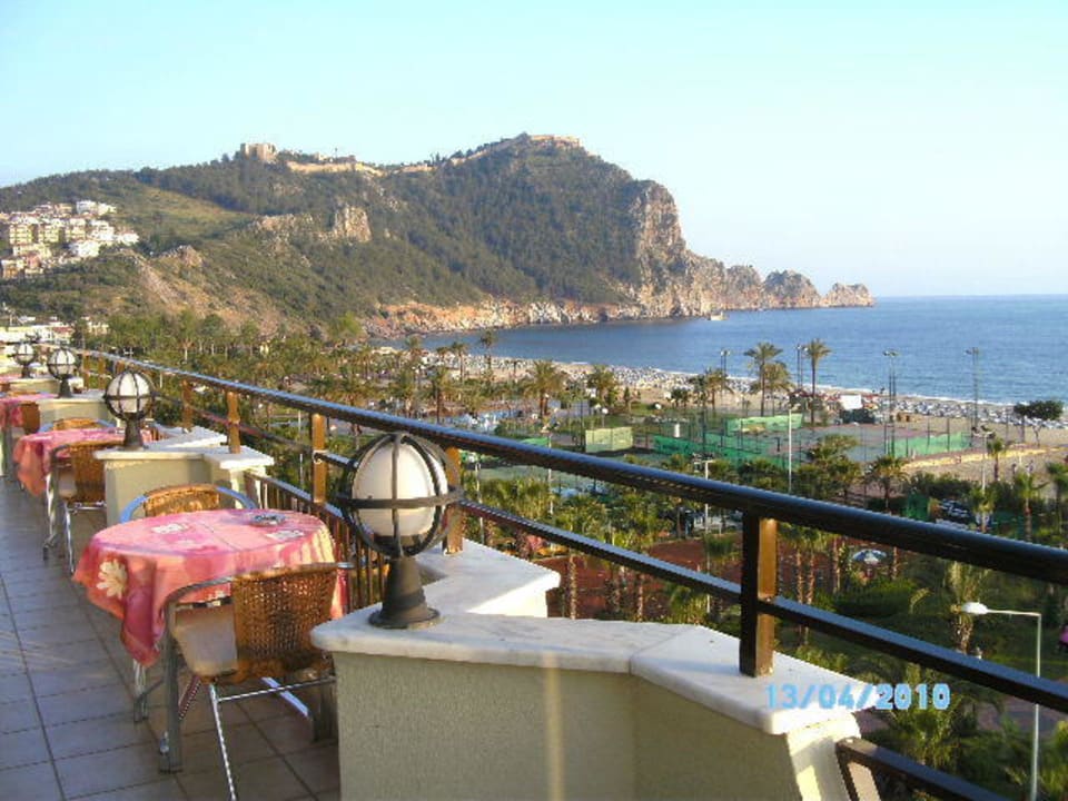 Ausblick beim Essen Gardenia Hotel