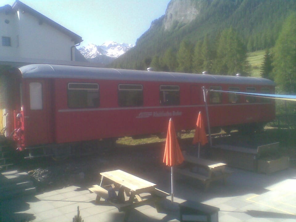 Kleinkinderspielwagen Reka-Feriendorf Bergün