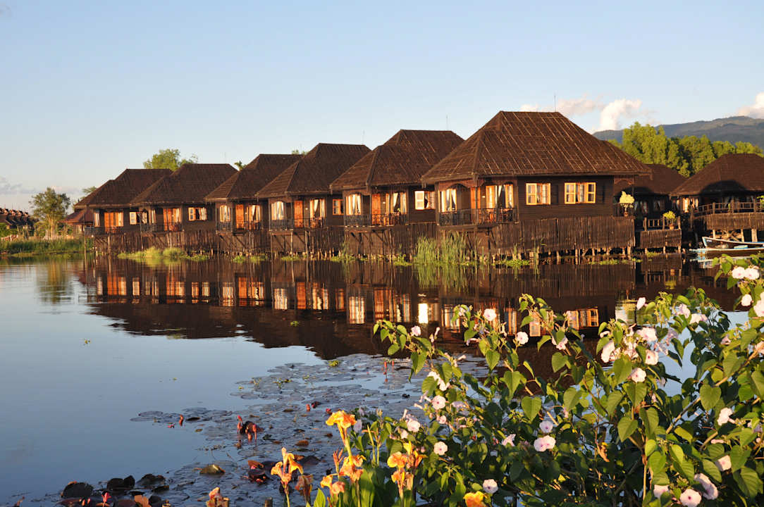 Jeder hat sein eigenes Bungalow Myanmar Treasure Resort - Inle Lake