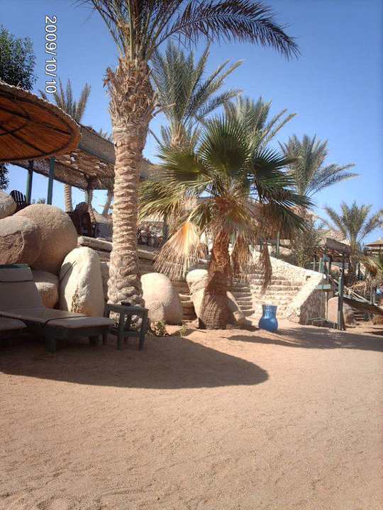 Weg vom Strand zur Beachbar Hotel Hauza Beach Resort