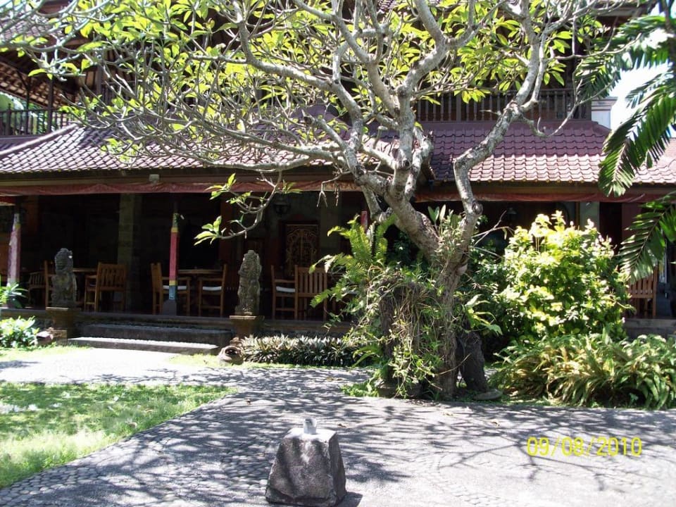 Blick auf Rezeption Hotel Bumas