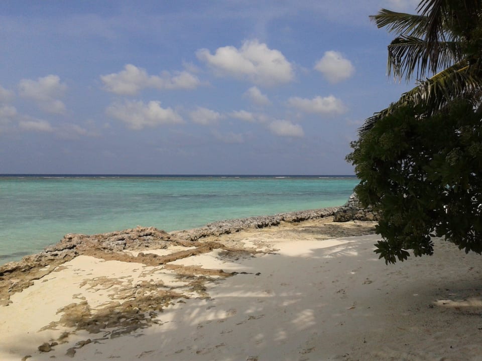 Ausblick von meinen Bungalow Summer Island Maldives