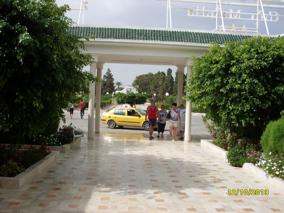 Hoteleingang Hotel El Mouradi Cap Mahdia