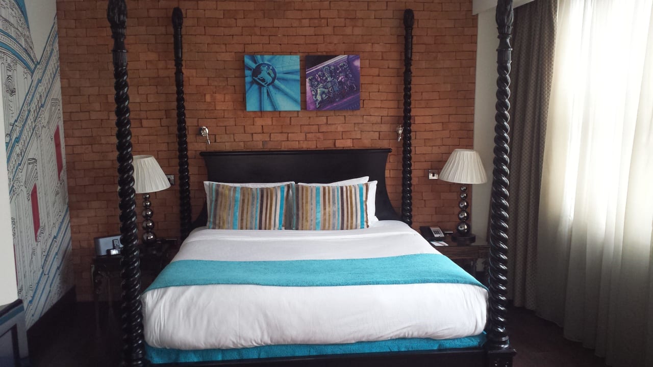 Schöne Farbgestaltung , tolles Zimmer Hotel Indigo London Tower Hill