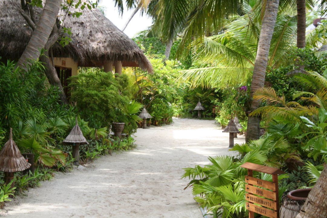 Sandweg auf Veligandu Veligandu Maldives Resort Island
