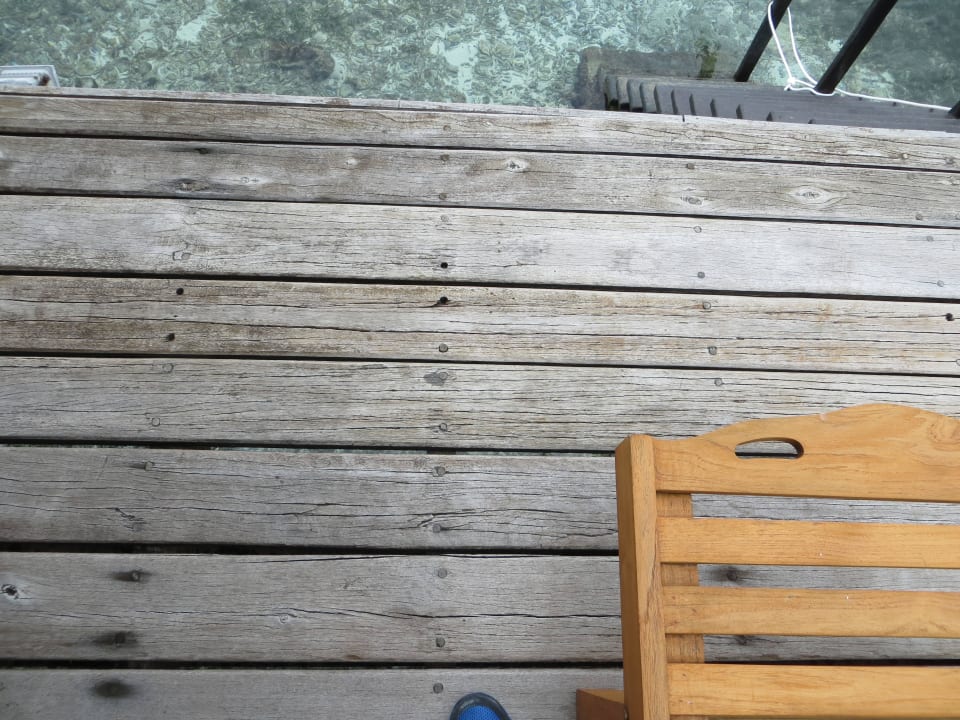 Der alte Wasservillen Außenboden Adaaran Select Hudhuran Fushi - Premium All Inclusive