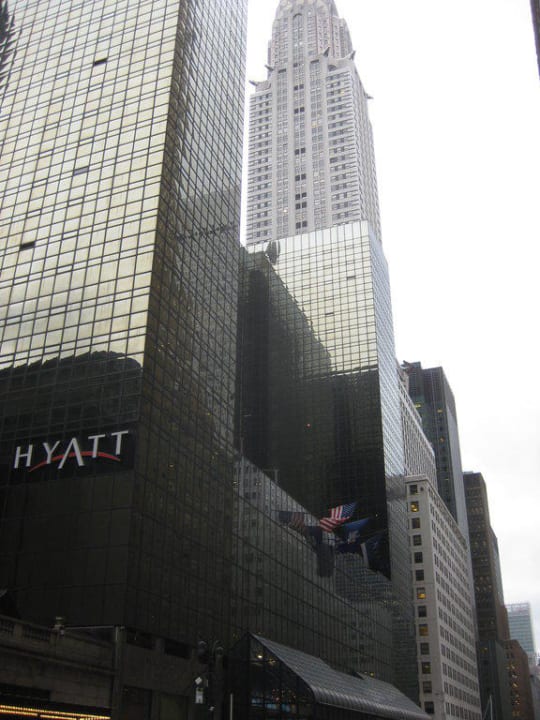 Hotel vor Crysler Building  Hotel Grand Hyatt New York