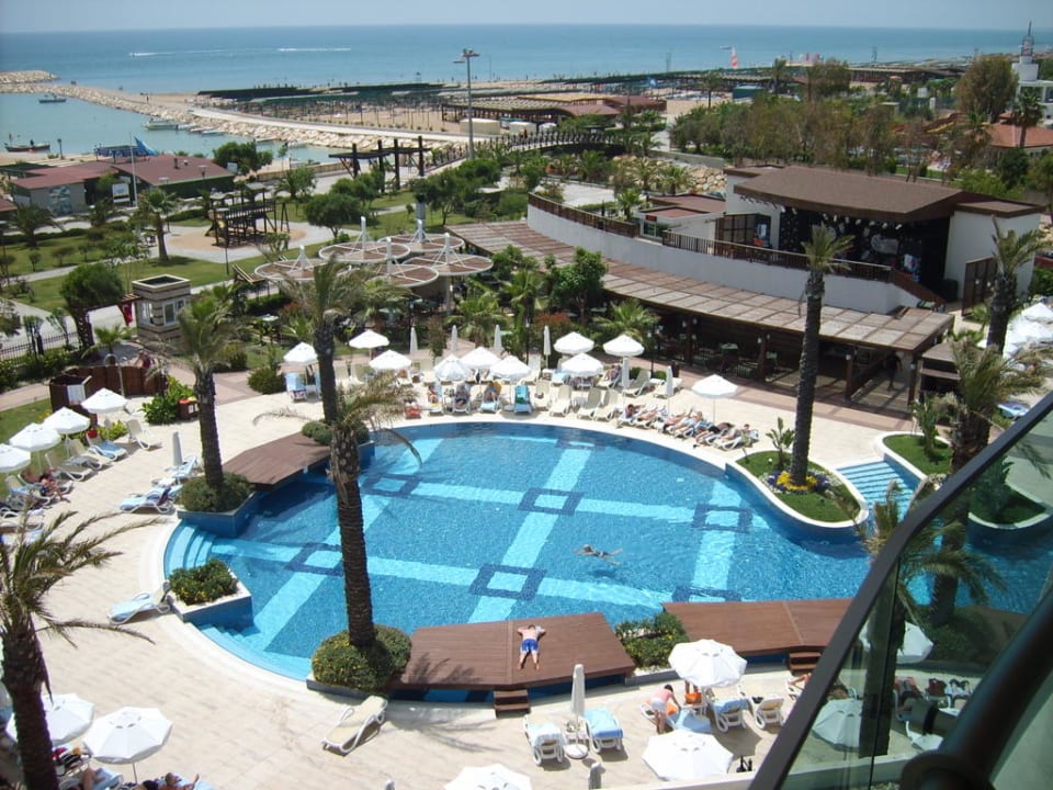 Vue de la terrasse,chambre supérieure Sunis Evren Beach Resort Hotel & Spa