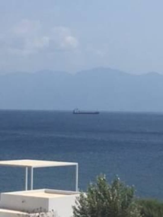 Ausblick vom Restaurant Dimitra Beach Hotel & Suites
