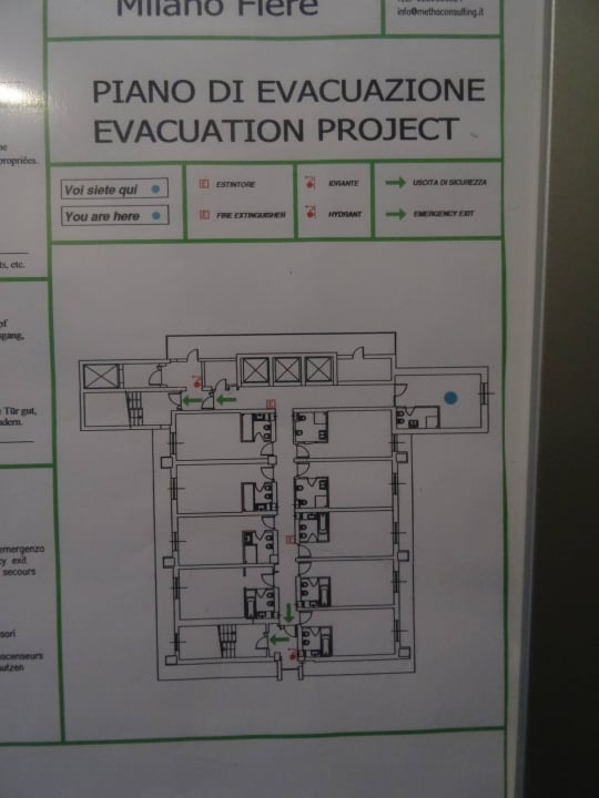 Lageplan Klima Hotel Milano Fiere