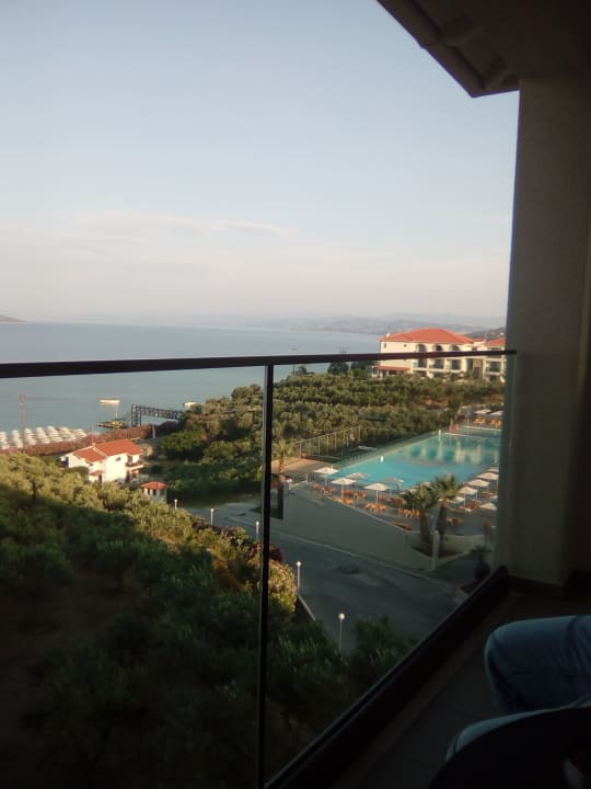 Ausblick Akrathos Beach Hotel
