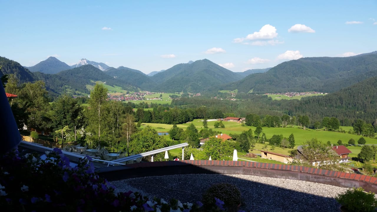 Blick vom Zimmer  Wohlfühlresort Peternhof