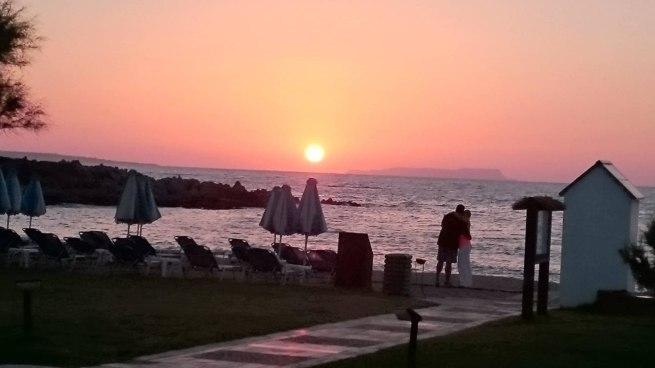 Sonnenuntergang Grecotel Meli Palace
