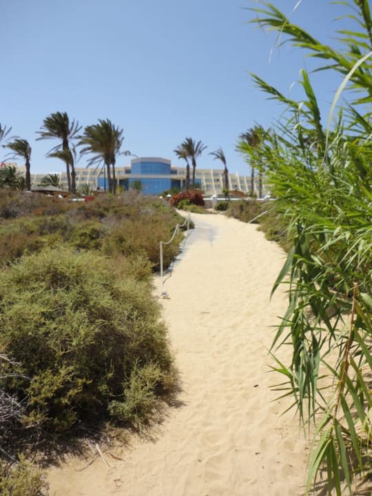 Weg vom Hotel zum Strand SBH Hotel Costa Calma Palace