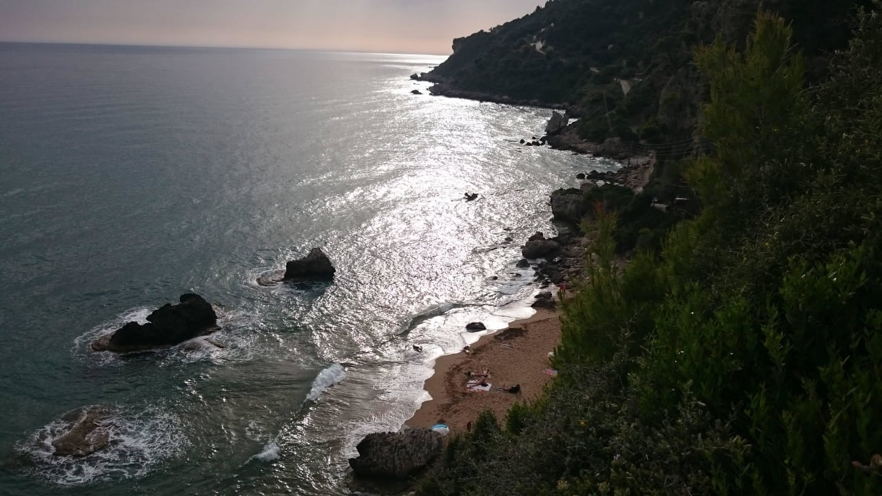 Strand Mirtiotissa Corfu Villa Rainbow
