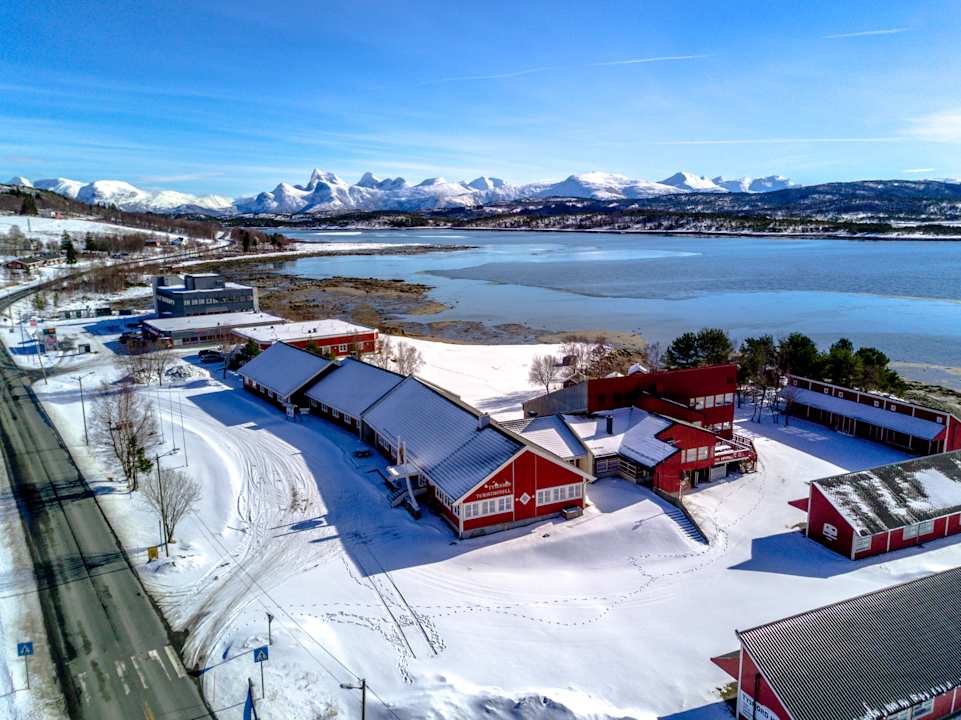 Außenansicht Hotel Tysfjord Turistsenter