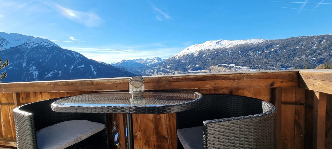 Ausblick Ferienhaus Traudl