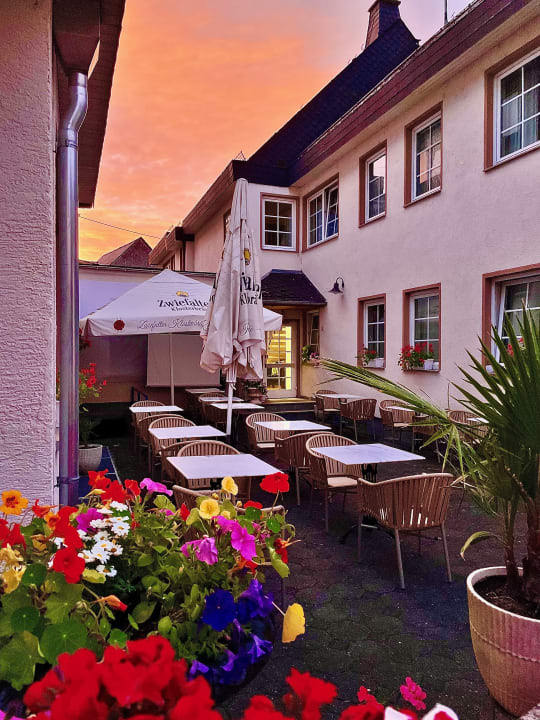 Außenansicht Baum's Rheinhotel