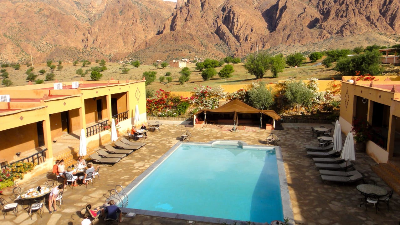 Und Frühstück im Freien Auberge Kasbah Chez Amaliya