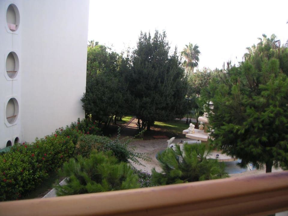 Blick vom Zimmer-Balkon MC Beach Park Resort Hotel