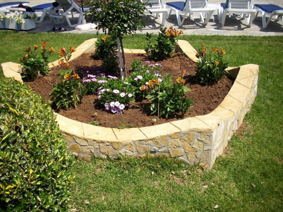 Schön geflegte Gartenanlage Hotel Albatros