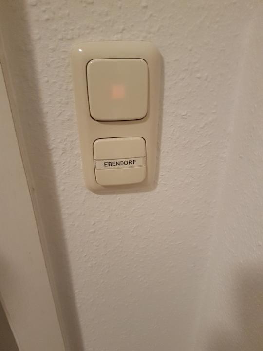 Und das war unsere Tür zu Wohnung. Villa Meerblick