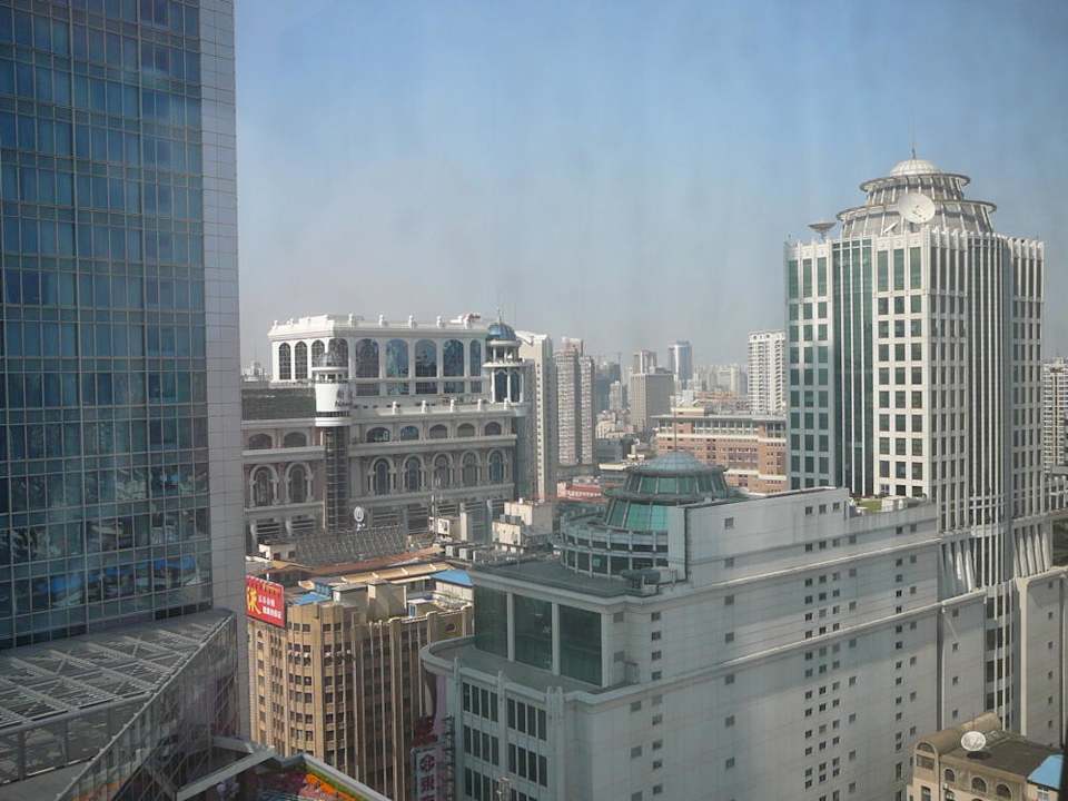 Ausblick aus dem 19. Stock Hotel Majesty Plaza Shanghai